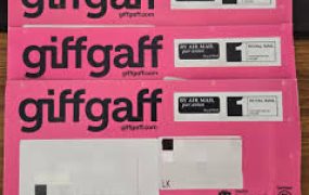 英国Giffgaff卡，最低成本注册国外APP的保号卡